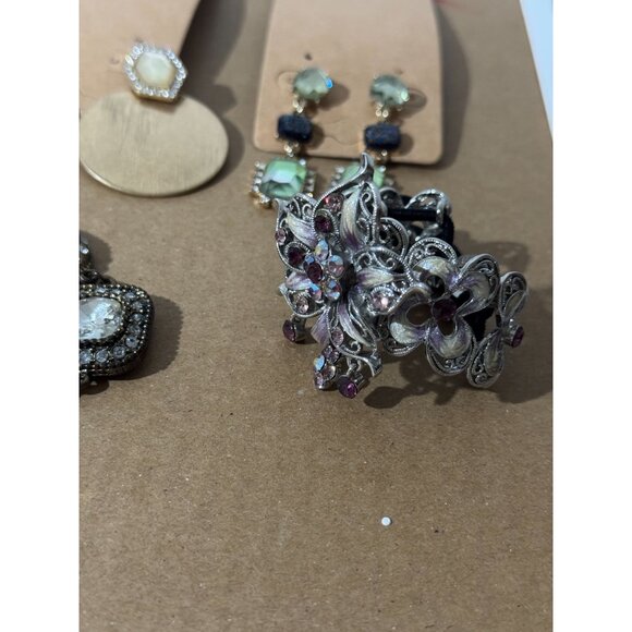 Beonon Vintage-Inspired Jewelry Set – Elegant Necklaces, Earrings, Rings - Picture 7 of 7